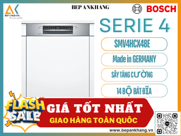 Máy rửa chén âm tủ BOSCH Serie 4 SMV4HCX48E 